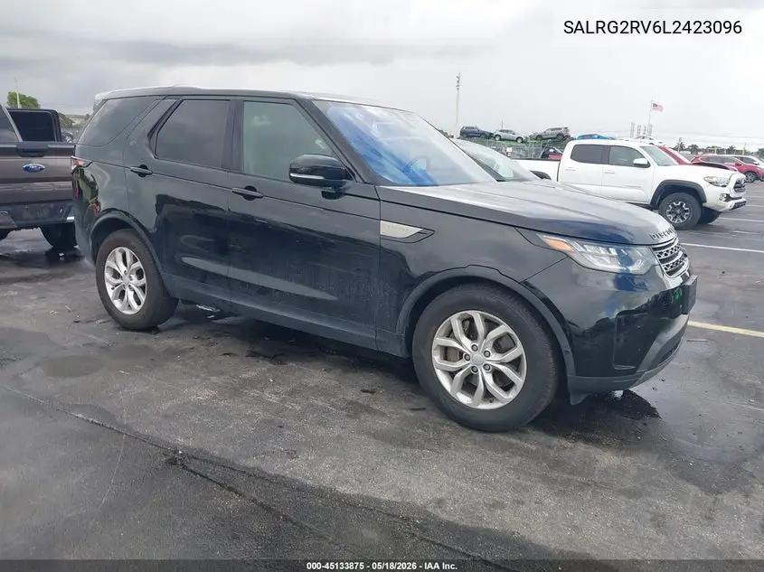 2020 Land Rover Discovery Se VIN: SALRG2RV6L2423096 Lot: 45133875