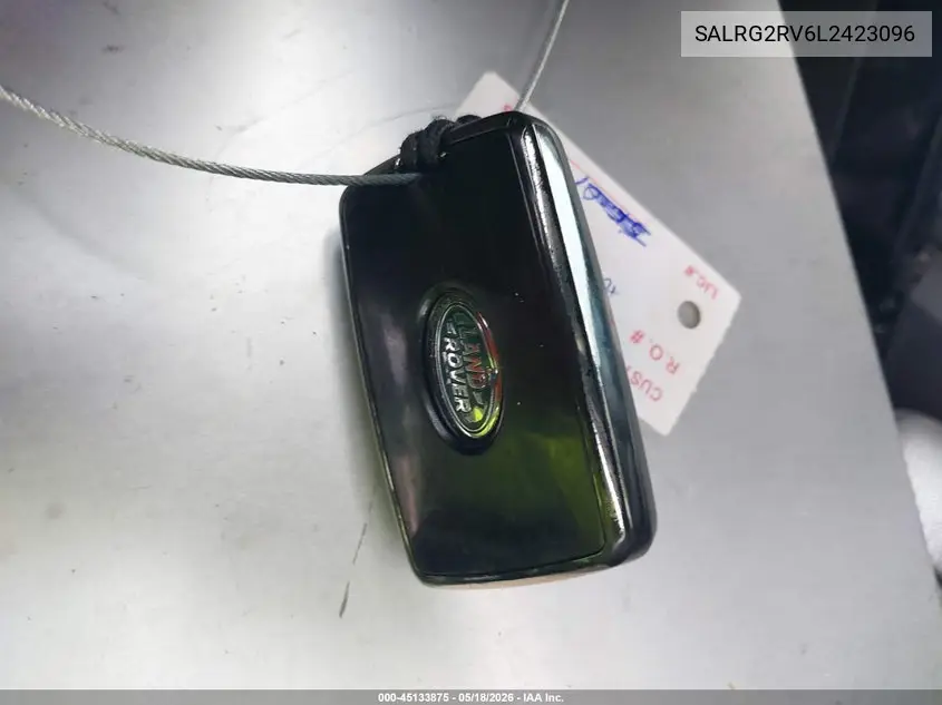 2020 Land Rover Discovery Se VIN: SALRG2RV6L2423096 Lot: 45133875