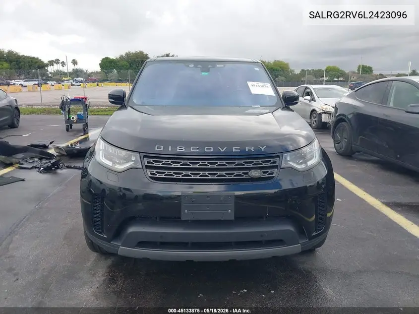 2020 Land Rover Discovery Se VIN: SALRG2RV6L2423096 Lot: 45133875