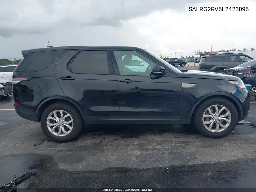2020 Land Rover Discovery Se VIN: SALRG2RV6L2423096 Lot: 45133875