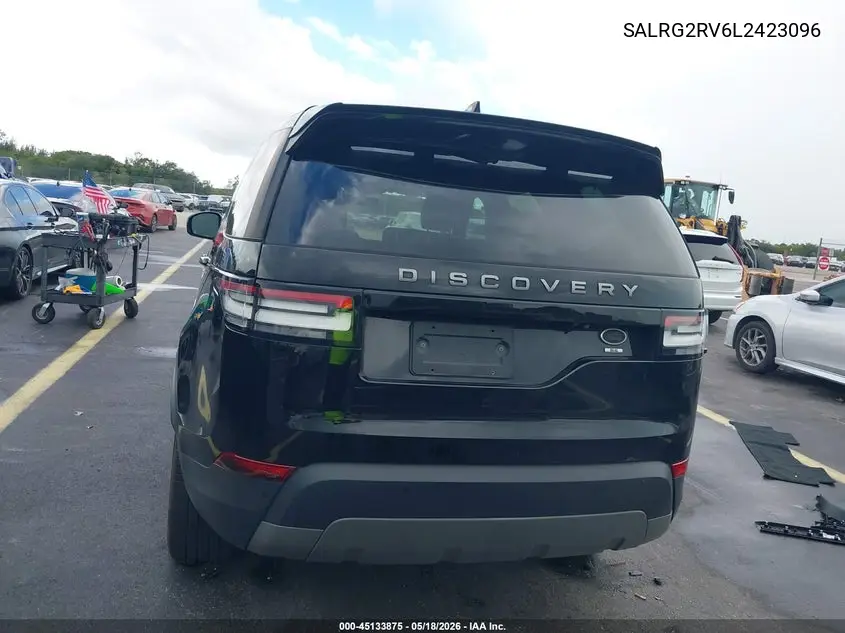 2020 Land Rover Discovery Se VIN: SALRG2RV6L2423096 Lot: 45133875