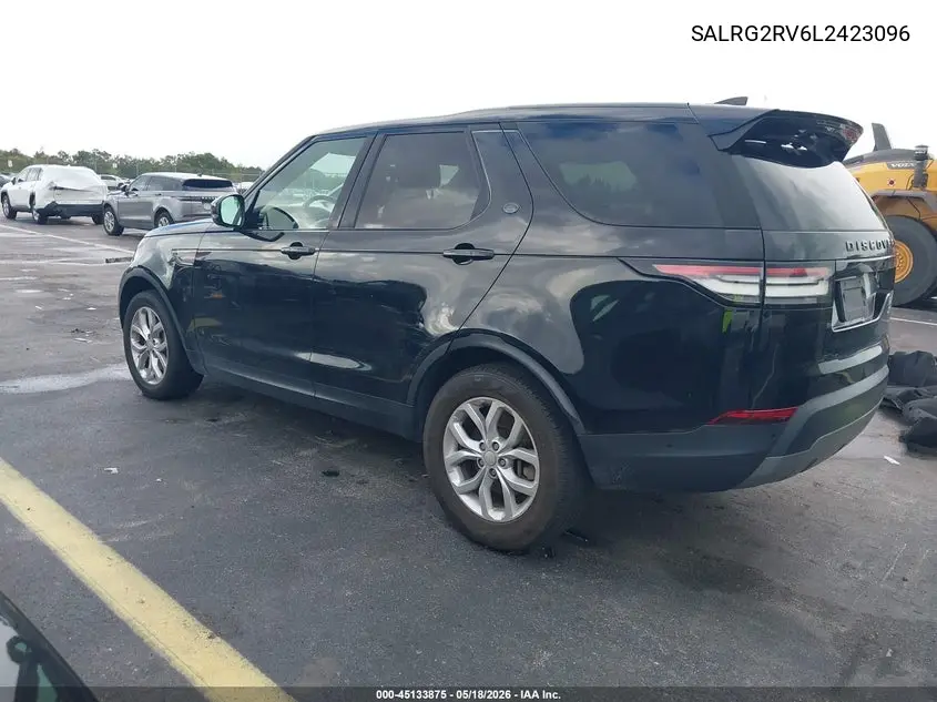 2020 Land Rover Discovery Se VIN: SALRG2RV6L2423096 Lot: 45133875