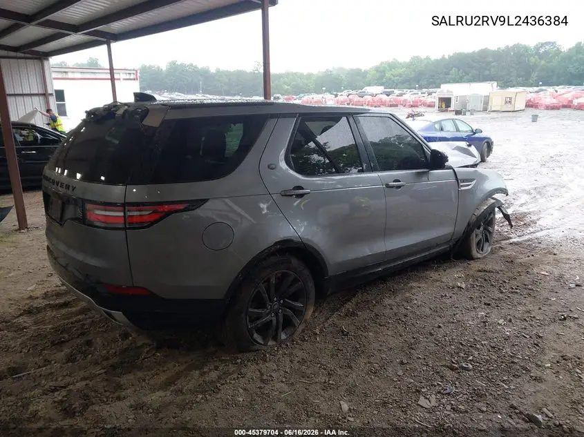 2020 Land Rover Discovery Landmark Edition VIN: SALRU2RV9L2436384 Lot: 45379704
