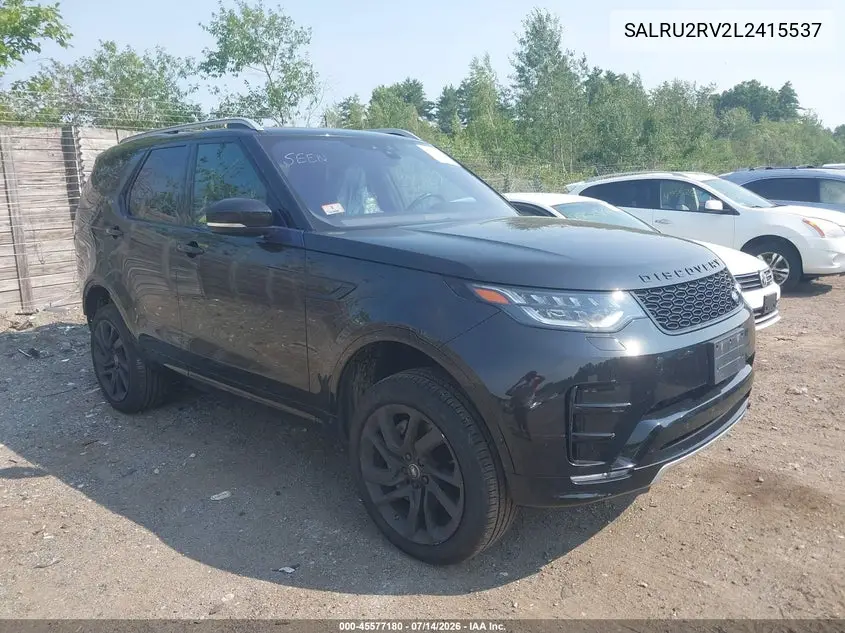 2020 Land Rover Discovery Landmark Edition VIN: SALRU2RV2L2415537 Lot: 45577180
