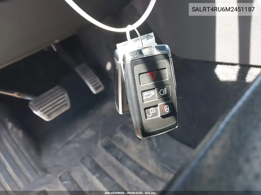 2021 Land Rover Discovery P360 S R-Dynamic VIN: SALRT4RU6M2451187 Lot: 45269080