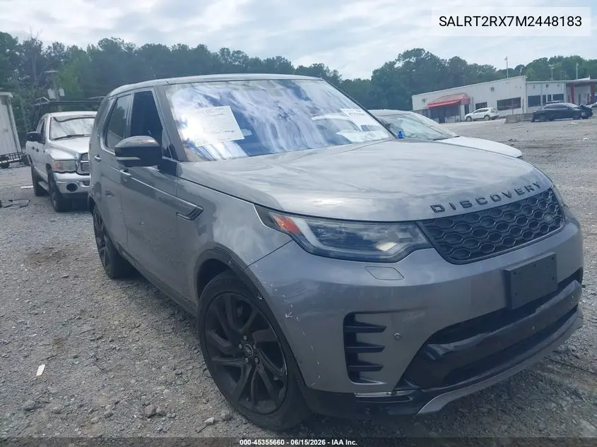 2021 Land Rover Discovery P300 S R-Dynamic VIN: SALRT2RX7M2448183 Lot: 45355660