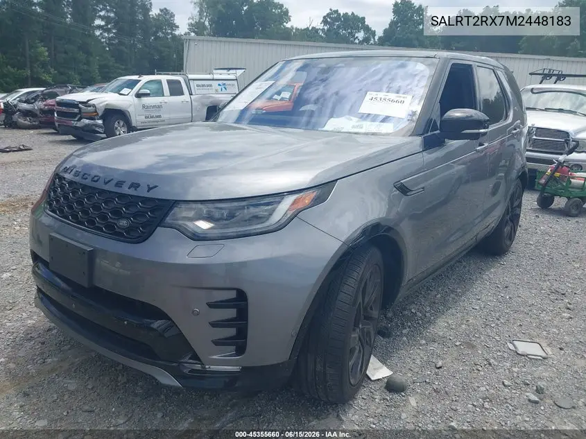 2021 Land Rover Discovery P300 S R-Dynamic VIN: SALRT2RX7M2448183 Lot: 45355660