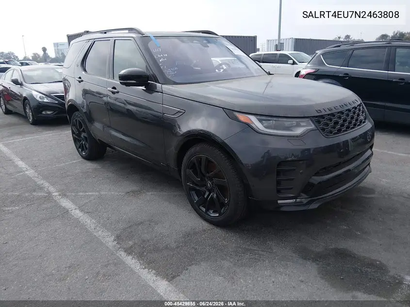 2022 Land Rover Discovery P360 S R-Dynamic VIN: SALRT4EU7N2463808 Lot: 45429855