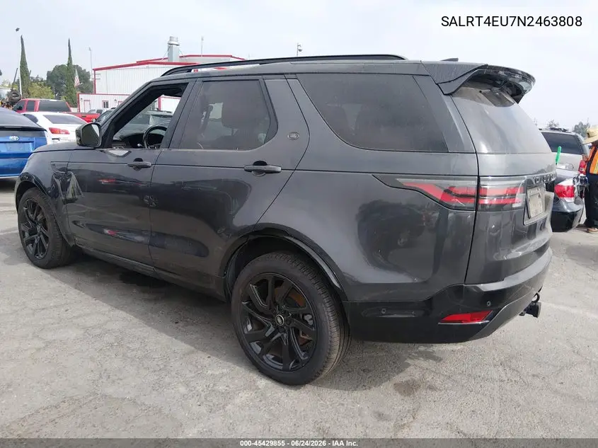 2022 Land Rover Discovery P360 S R-Dynamic VIN: SALRT4EU7N2463808 Lot: 45429855