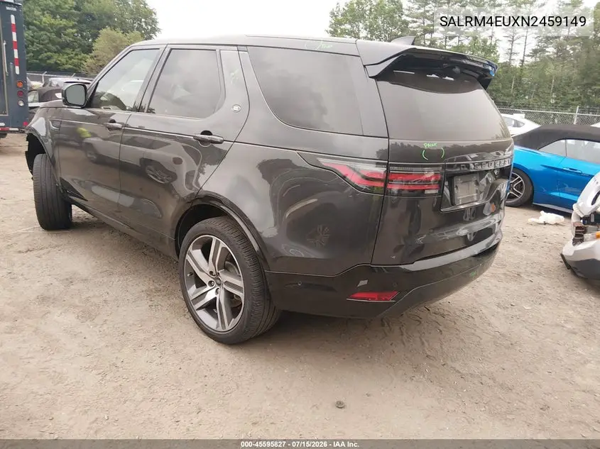 2022 Land Rover Discovery P360 Hse R-Dynamic VIN: SALRM4EUXN2459149 Lot: 45595827