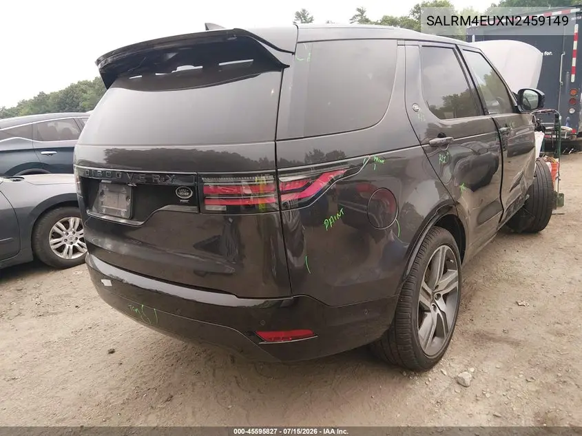 2022 Land Rover Discovery P360 Hse R-Dynamic VIN: SALRM4EUXN2459149 Lot: 45595827
