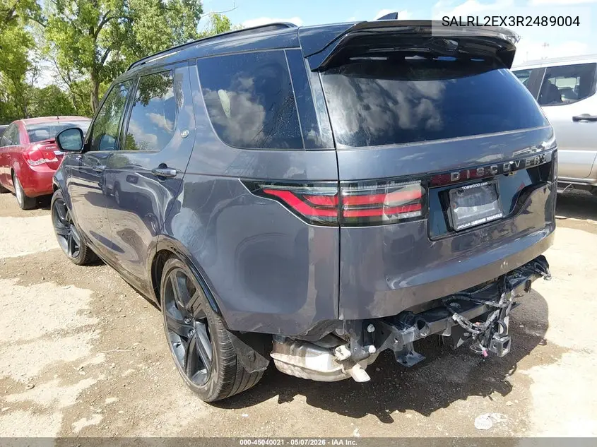 2024 Land Rover Discovery P300 Dynamic Se VIN: SALRL2EX3R2489004 Lot: 45040021