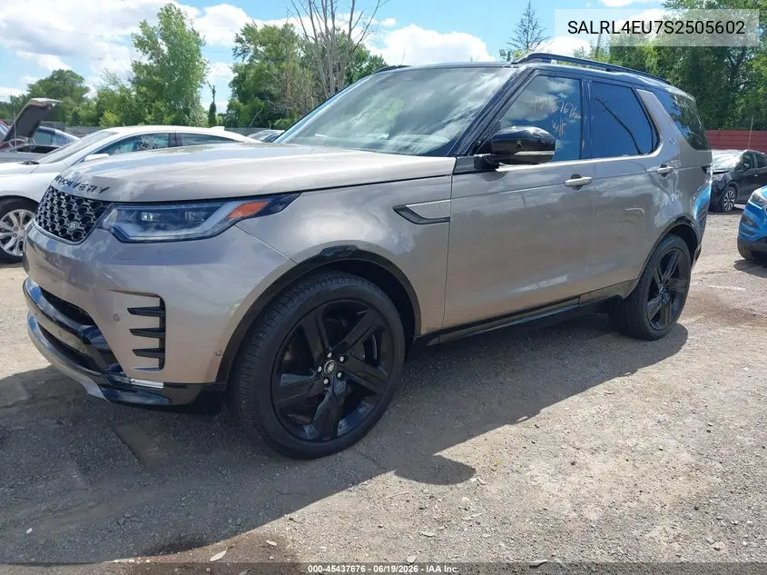 2025 Land Rover Discovery P360 Dynamic Se VIN: SALRL4EU7S2505602 Lot: 45437676