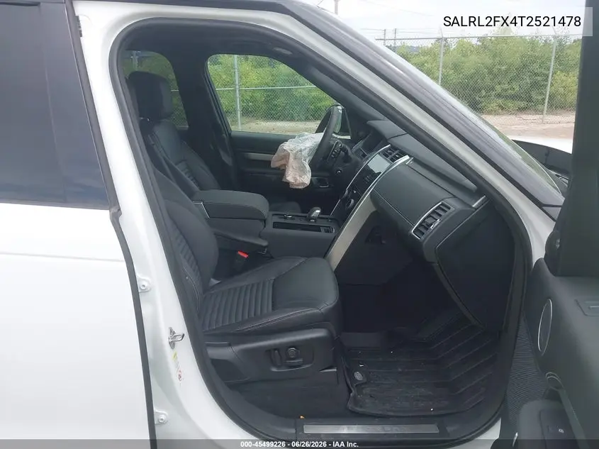 2026 Land Rover Discovery Dynamic Se VIN: SALRL2FX4T2521478 Lot: 45499226