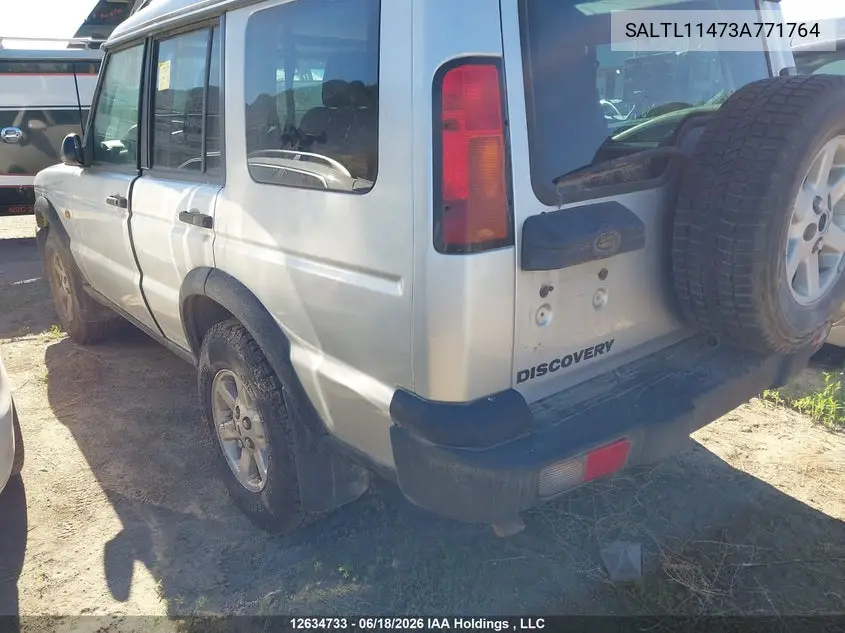 2003 Land Rover Lr2 VIN: SALTL11473A771764 Lot: 12634733