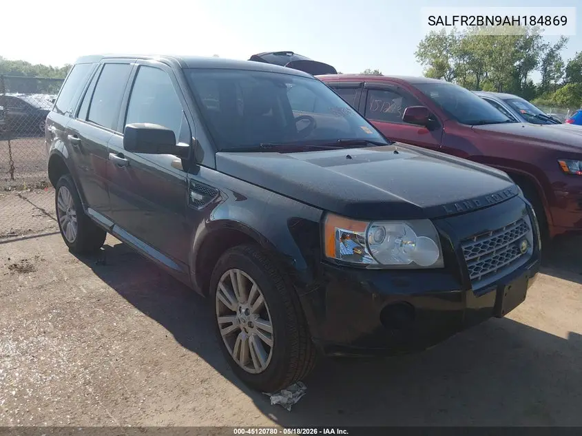 2010 Land Rover Lr2 Hse VIN: SALFR2BN9AH184869 Lot: 45120780