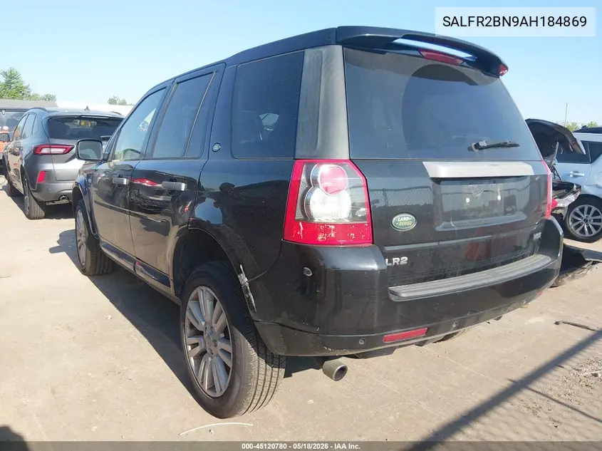 2010 Land Rover Lr2 Hse VIN: SALFR2BN9AH184869 Lot: 45120780
