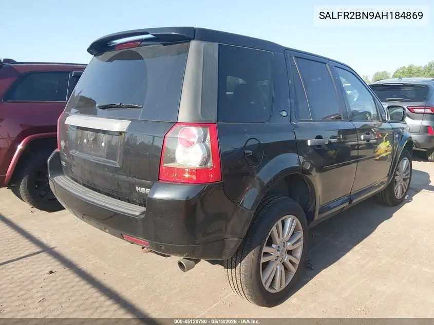 2010 Land Rover Lr2 Hse VIN: SALFR2BN9AH184869 Lot: 45120780