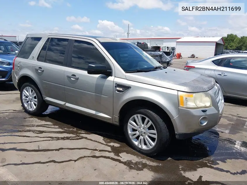 2010 Land Rover Lr2 Hse VIN: SALFR2BN4AH211699 Lot: 45488526