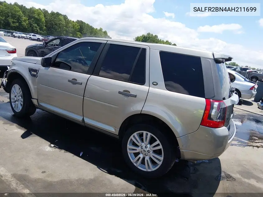 2010 Land Rover Lr2 Hse VIN: SALFR2BN4AH211699 Lot: 45488526
