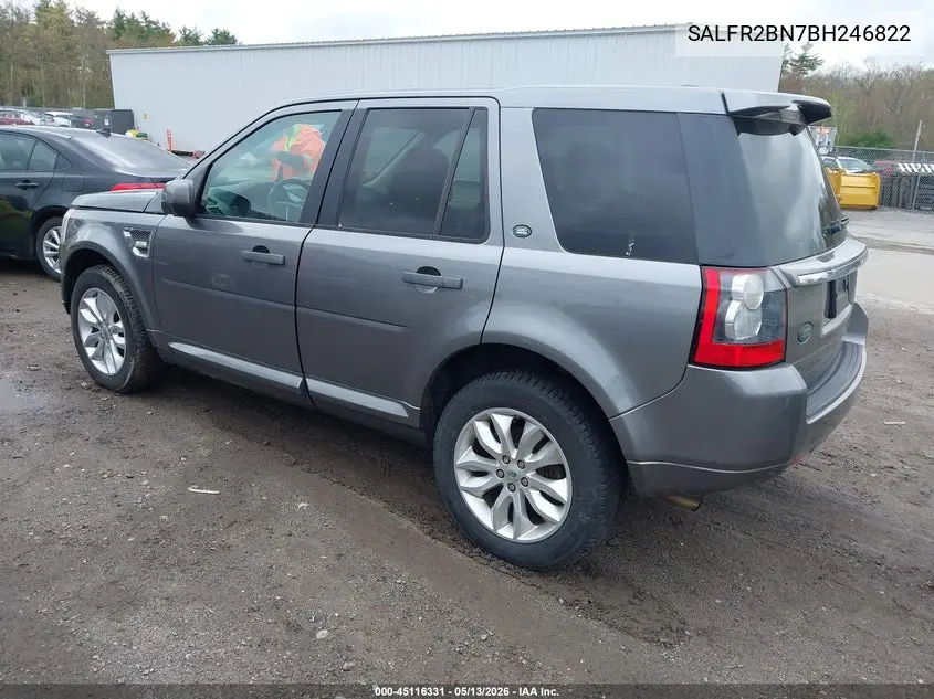 2011 Land Rover Lr2 VIN: SALFR2BN7BH246822 Lot: 45116331