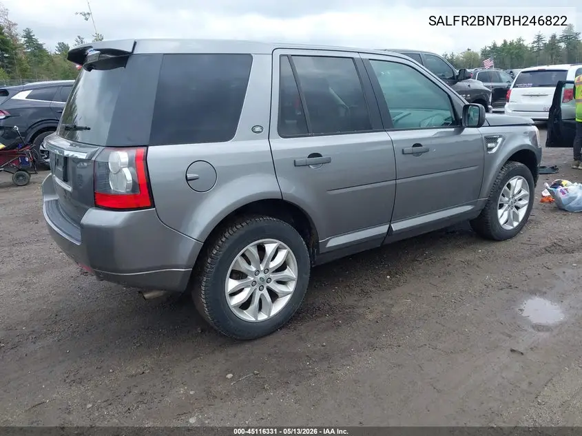 2011 Land Rover Lr2 VIN: SALFR2BN7BH246822 Lot: 45116331