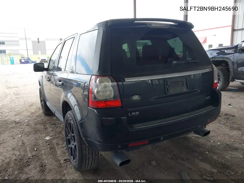 2011 Land Rover Lr2 VIN: SALFT2BN9BH245690 Lot: 45164636