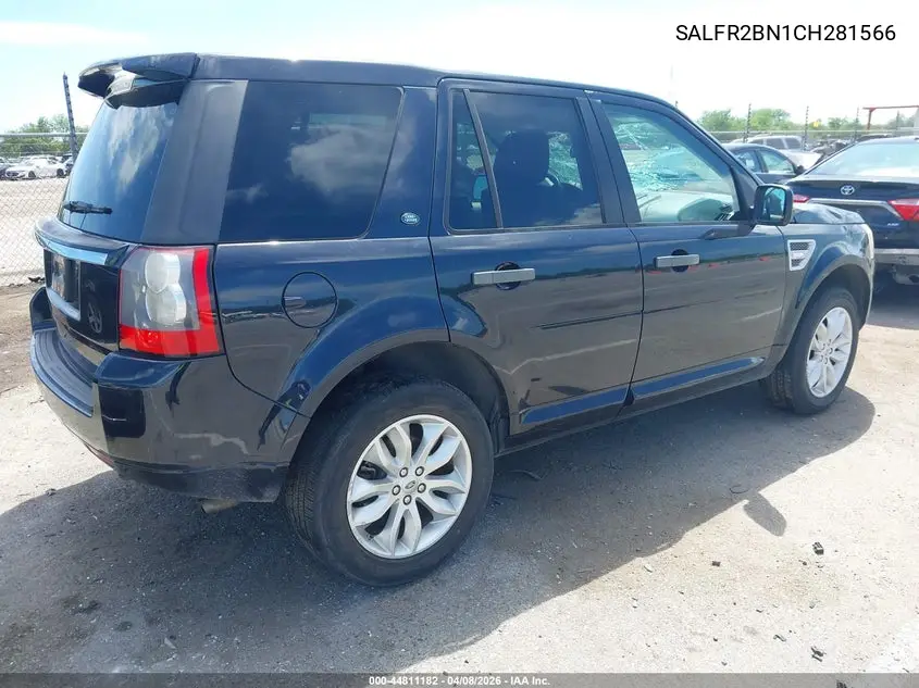 2012 Land Rover Lr2 VIN: SALFR2BN1CH281566 Lot: 44811182