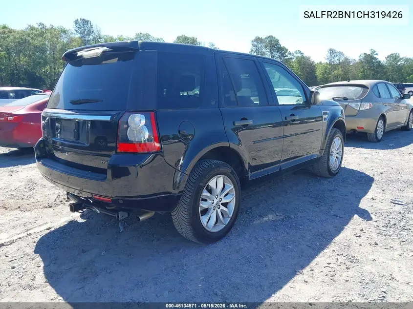 2012 Land Rover Lr2 VIN: SALFR2BN1CH319426 Lot: 45134571