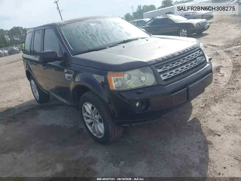 2012 Land Rover Lr2 VIN: SALFR2BN6CH308275 Lot: 45357331