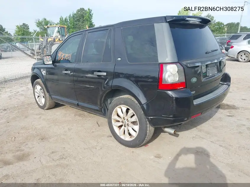 2012 Land Rover Lr2 VIN: SALFR2BN6CH308275 Lot: 45357331