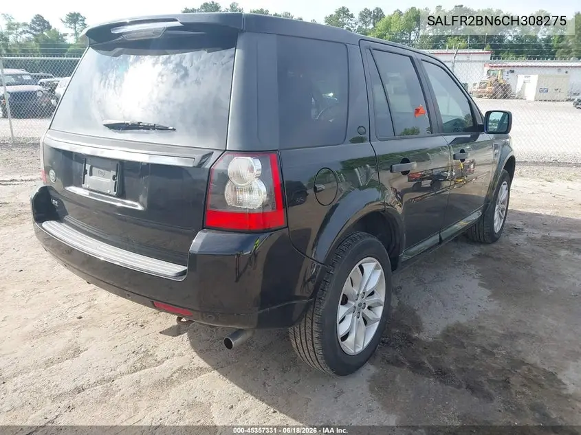 2012 Land Rover Lr2 VIN: SALFR2BN6CH308275 Lot: 45357331