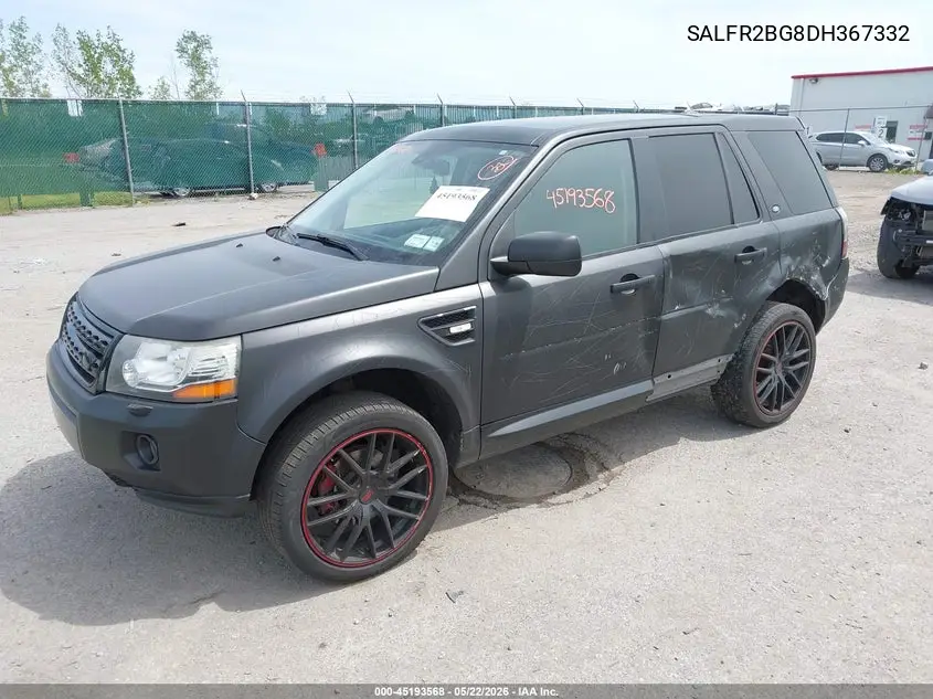 2013 Land Rover Lr2 VIN: SALFR2BG8DH367332 Lot: 45193568