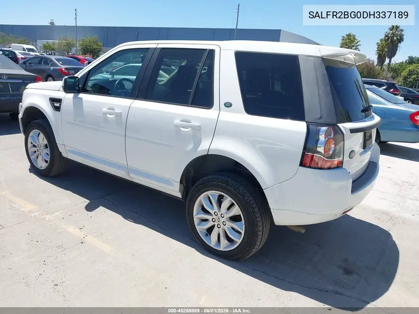 2013 Land Rover Lr2 VIN: SALFR2BG0DH337189 Lot: 45266909