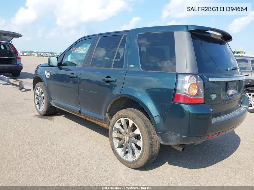 2014 Land Rover Lr2 VIN: SALFR2BG1EH394664 Lot: 45635876