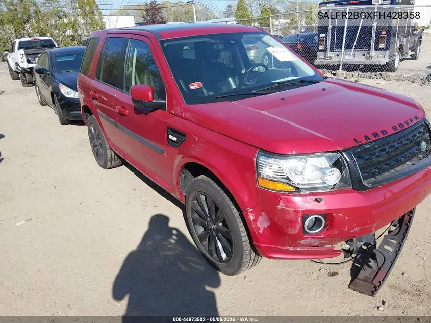 2015 Land Rover Lr2 VIN: SALFR2BGXFH428358 Lot: 44973502