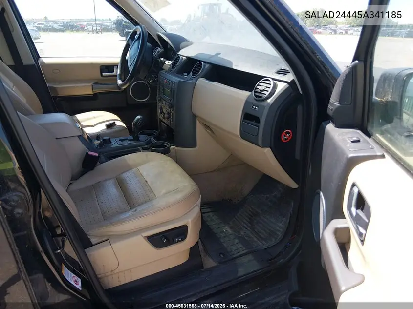 2005 Land Rover Lr3 VIN: SALAD24445A341185 Lot: 45631568