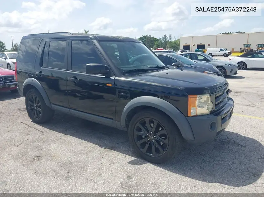 SALAE25476A372248 2006 Land Rover Lr3 V8 Se