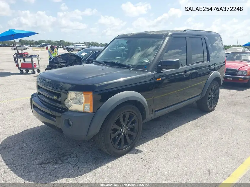 SALAE25476A372248 2006 Land Rover Lr3 V8 Se