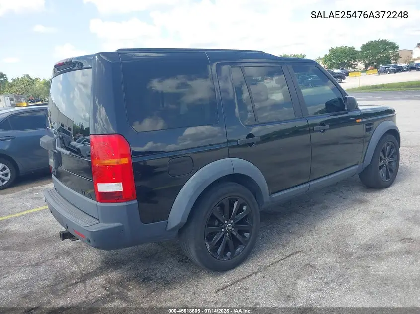 SALAE25476A372248 2006 Land Rover Lr3 V8 Se