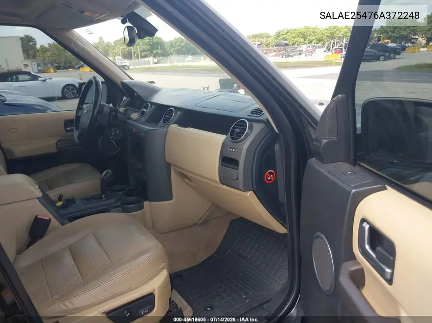 SALAE25476A372248 2006 Land Rover Lr3 V8 Se