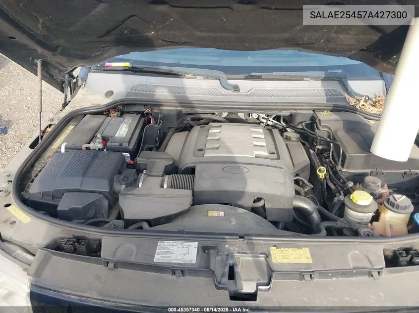 2007 Land Rover Lr3 Se VIN: SALAE25457A427300 Lot: 45357340