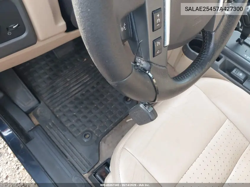 2007 Land Rover Lr3 Se VIN: SALAE25457A427300 Lot: 45357340