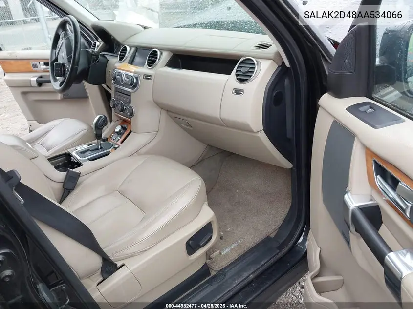 2010 Land Rover Lr4 VIN: SALAK2D48AA534066 Lot: 44982477