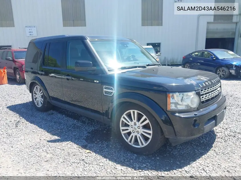 2010 Land Rover Lr4 VIN: SALAM2D43AA546216 Lot: 45200339