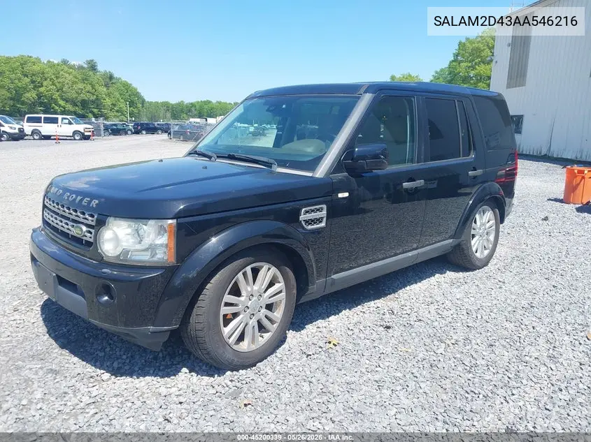 2010 Land Rover Lr4 VIN: SALAM2D43AA546216 Lot: 45200339