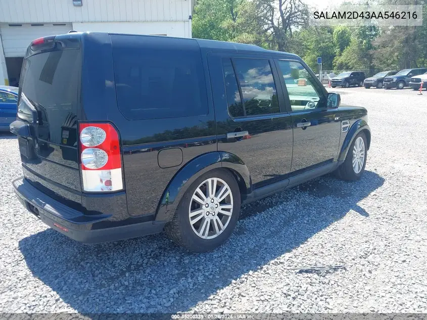 2010 Land Rover Lr4 VIN: SALAM2D43AA546216 Lot: 45200339