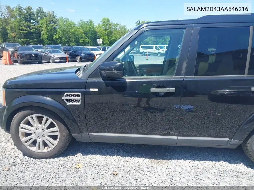 2010 Land Rover Lr4 VIN: SALAM2D43AA546216 Lot: 45200339