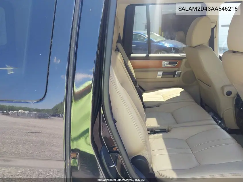 2010 Land Rover Lr4 VIN: SALAM2D43AA546216 Lot: 45200339
