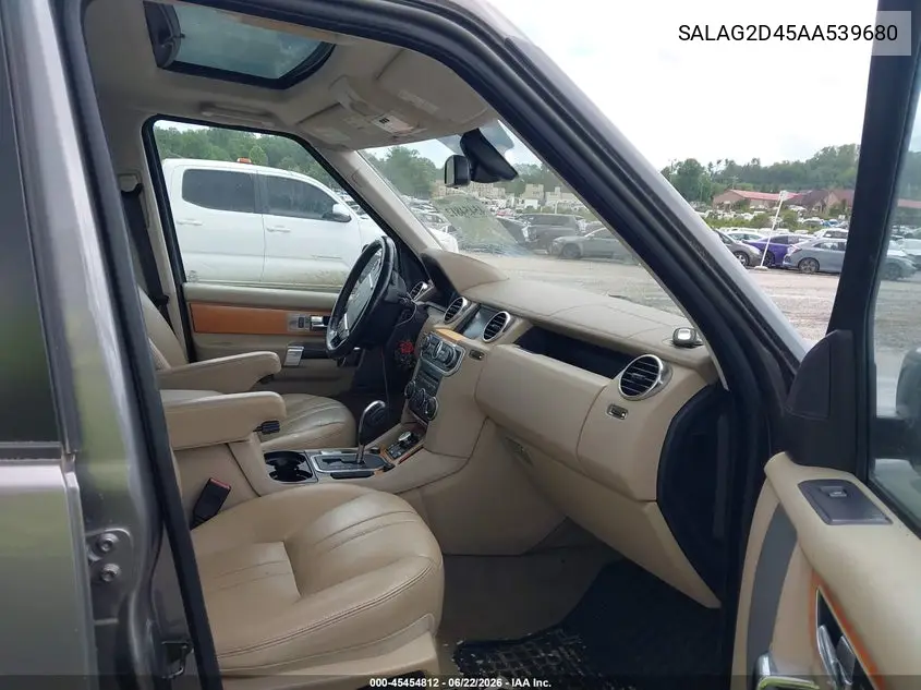 2010 Land Rover Lr4 VIN: SALAG2D45AA539680 Lot: 45454812